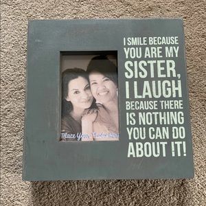 Sister plaque/frame